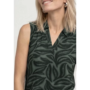 Kép 6/6 - Ing - printed mat-mix top w.collar - 2605