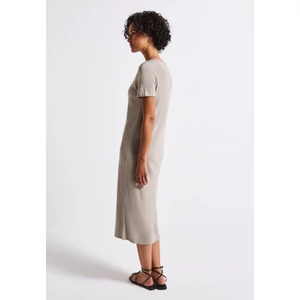 Kép 3/6 - Ruha - Shiny T-shirt Dress solid 2506
