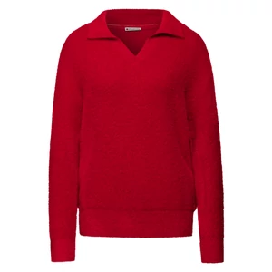 Kép 5/6 - OTLT Pulóver - fluffy yarn polo sweater 2509