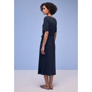Kép 3/5 - Ruha - Midi Wrap Dress_solid 2602