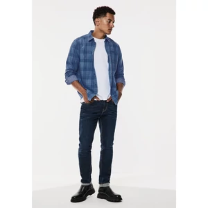 Kép 4/6 - ING - fine line check shirt with Ken 2503