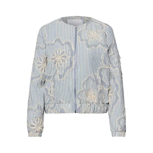 Kép 4/7 - Blézer és dzseki indoor - STUDIO Striped Blouson Jkt - 2604
