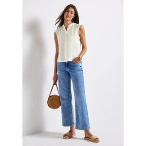 Kép 4/6 - Blúz - Linen buttoned blouse top w fr 2505