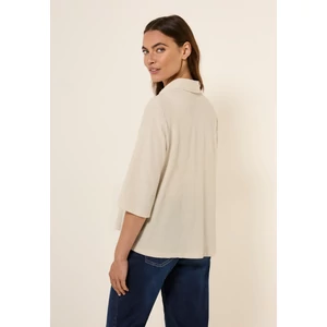Kép 3/6 - Blúz - Solid Structure Short Blouse 2505