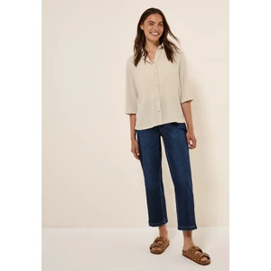 Kép 4/6 - Blúz - Solid Structure Short Blouse 2505
