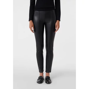 Kép 7/8 - Nadrág -  Leggings with decorative seams made of imitation leather 2510