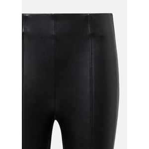Kép 8/8 - Nadrág -  Leggings with decorative seams made of imitation leather 2510