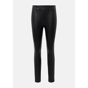 Kép 4/8 - Nadrág -  Leggings with decorative seams made of imitation leather 2510