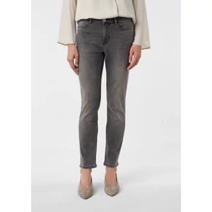 Kép 7/8 - Nadrág -  Elasticated slim-fit jeans with decorative button 2510