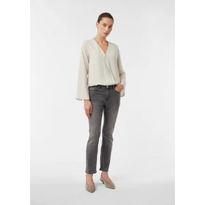 Kép 3/8 - Nadrág -  Elasticated slim-fit jeans with decorative button 2510