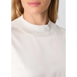 Kép 6/8 - Blúz -  Sleeveless blouse with fine rib collar 2510