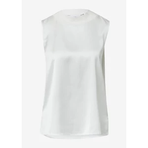 Kép 4/8 - Blúz -  Sleeveless blouse with fine rib collar 2510