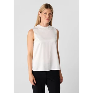 Kép 1/8 - Blúz -  Sleeveless blouse with fine rib collar 2510