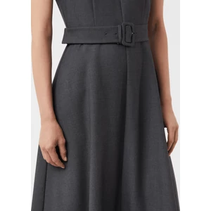 Kép 7/8 - Ruha -  Sleeveless business dress with a belt 2510