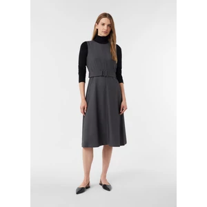 Kép 3/8 - Ruha -  Sleeveless business dress with a belt 2510