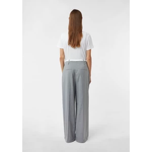 Kép 5/8 - Nadrág -  Wide leg pinstripe trousers with attached contrast waistband 2510