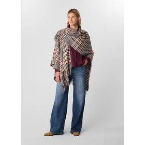 Kép 3/7 - Kieg.ruházat -  Soft poncho with fringes 2510