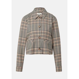 Kép 4/8 - Blézer és dzseki indoor -  Short checked jacket with welt pockets 2510