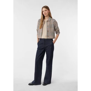 Kép 3/8 - Blézer és dzseki indoor -  Short checked jacket with welt pockets 2510