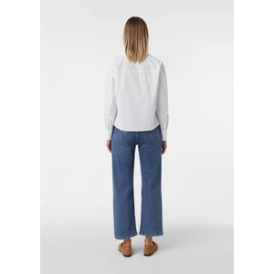 Kép 5/7 - Blúz -  Cropped poplin blouse with rhinestone appliqué 2510