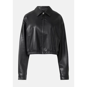 Kép 4/7 - Blézer és dzseki indoor -  Crop-length faux leather blouson 2510