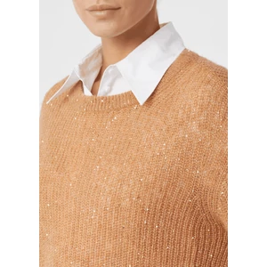 Kép 6/7 - Pulóver -  Knitted sweater in alpaca wool mix with sequins 2510