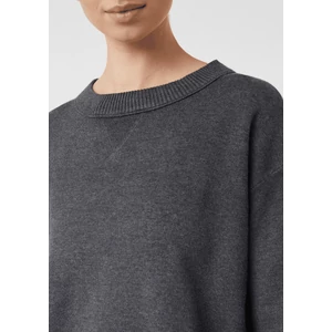 Kép 6/7 - Pulóver -  Viscose blend knitted jumper with ribbed details 2510
