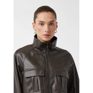 Kép 6/8 - Blézer és dzseki indoor -  Jacket in smooth leather look with patch pockets 2510