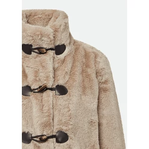 Kép 8/8 - Blézer és dzseki indoor -  Fake fur jacket with duffle fastening 2510