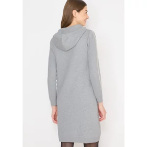 Kép 3/6 - OTLT Ruha - Lurex hoody dress 2511 WS02