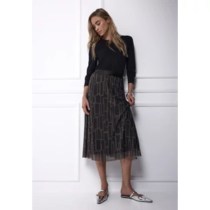 Kép 4/6 - Szoknya - Mesh Plissée Skirt_print 2512