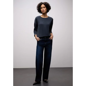 Kép 4/6 - Ing - silk look shirt w.2 in 1 strip 2602