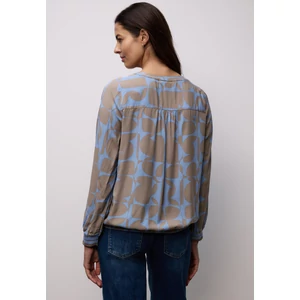 Kép 3/6 - Blúz - Splitneck blouse w tape detail 2602