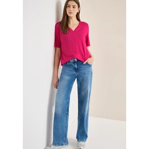 Kép 4/6 - Ing - Solid V-Neck Tunic 2603