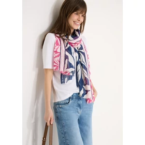Kép 3/6 - Kieg.ruházat - Print Scarf with Tape Detail 2603
