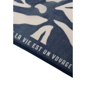 Kép 5/6 - Kieg.ruházat - Print Scarf with Tape Detail 2603