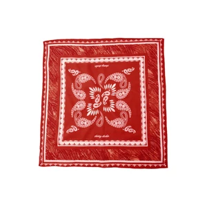 Kép 4/5 - Kieg.ruházat - Printed Cotton Bandana_Red 2603