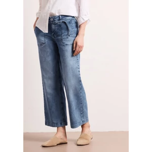 Kép 1/6 - Nadrág - QR Style Emee Wide Leg,mw,stri - 26FS