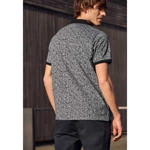 Kép 2/6 - Póló - oxford polo with allover print - 2604