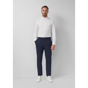 Kép 1/6 - Nadrág -  Slim fit: Viscose blend trousers  - Blue | s.Oliver 2510 