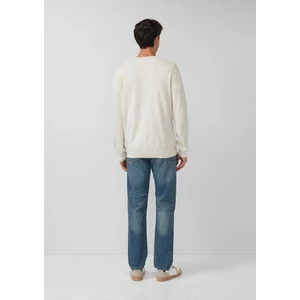 Kép 6/6 - Pulóver -  Knitted jumper with logo embroidery  - Cream | s.Oliver 2510