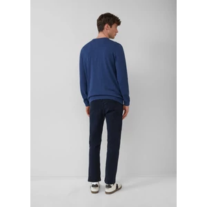 Kép 6/6 - Pulóver -  Knitted jumper with logo embroidery  - Blue | s.Oliver 2510