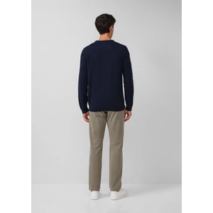 Kép 6/6 - Pulóver -  Knitted jumper with logo embroidery  - Blue | s.Oliver 2510