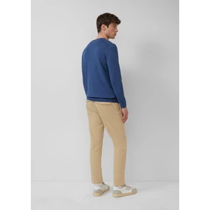 Kép 4/7 - Pulóver -  Knitted jumper with logo embroidery  - Blue | s.Oliver 2510