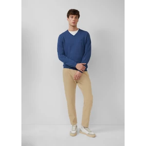 Kép 3/7 - Pulóver -  Knitted jumper with logo embroidery  - Blue | s.Oliver 2510