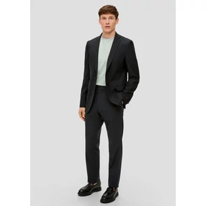 Kép 1/7 - Nadrág -  Suit trousers made of new wool  - Black | s.Oliver 2510