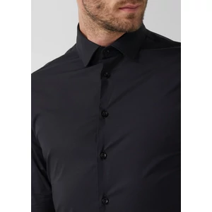Kép 3/6 - Ing -  Tailored fit: business shirt made from stretch cotton  - Black | s.Oliver 2510