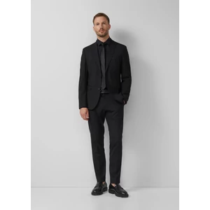 Kép 5/6 - Ing -  Tailored fit: business shirt made from stretch cotton  - Black | s.Oliver 2510