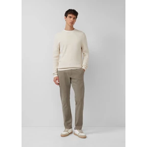 Kép 1/6 - Nadrág -  Phoenix: Structured chinos in a regular fit  - Olive | s.Oliver 2510
