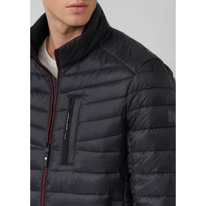 Kép 5/7 - Dzseki -  Lightweight quilted jacket with sporty contrast details | 360° Circular Vision  - Black | s.Oliver 2510